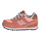 New Balance 574 Toddler's Shoes Peach