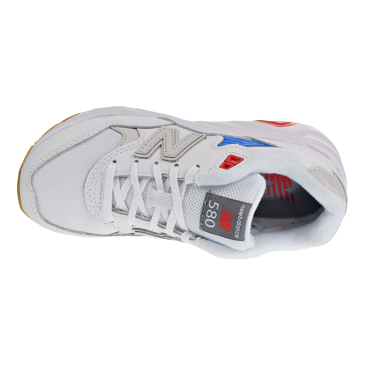 New Balance 580 Little Kids' Shoes White/Blue/Gum