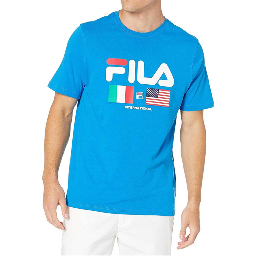 Fila International Men's T-Shirt Direct Blue