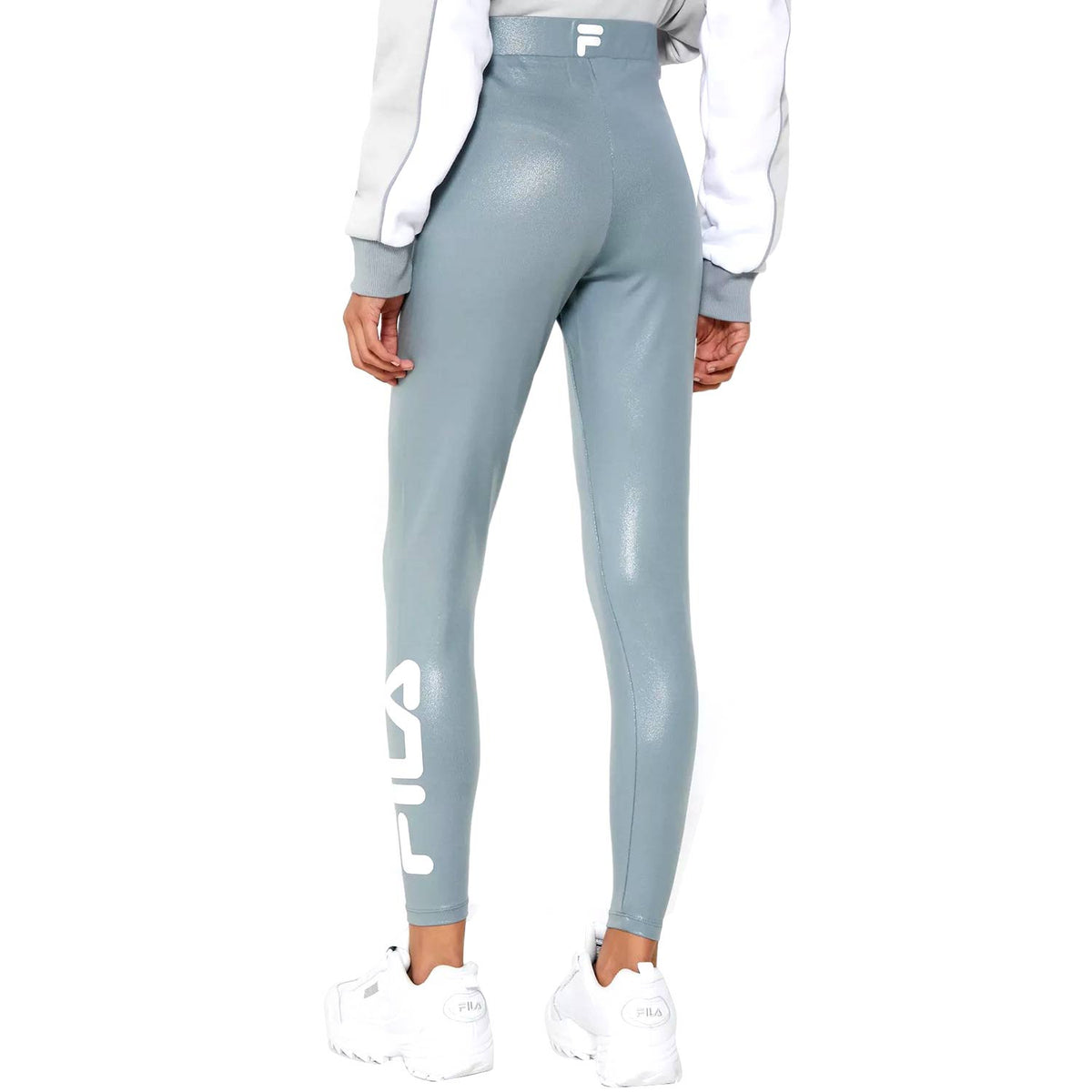 Fila Skyler High Waist Women's Leggings Lead-White