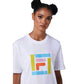 Fila Monique Grass Logo Women's T-Shirt White