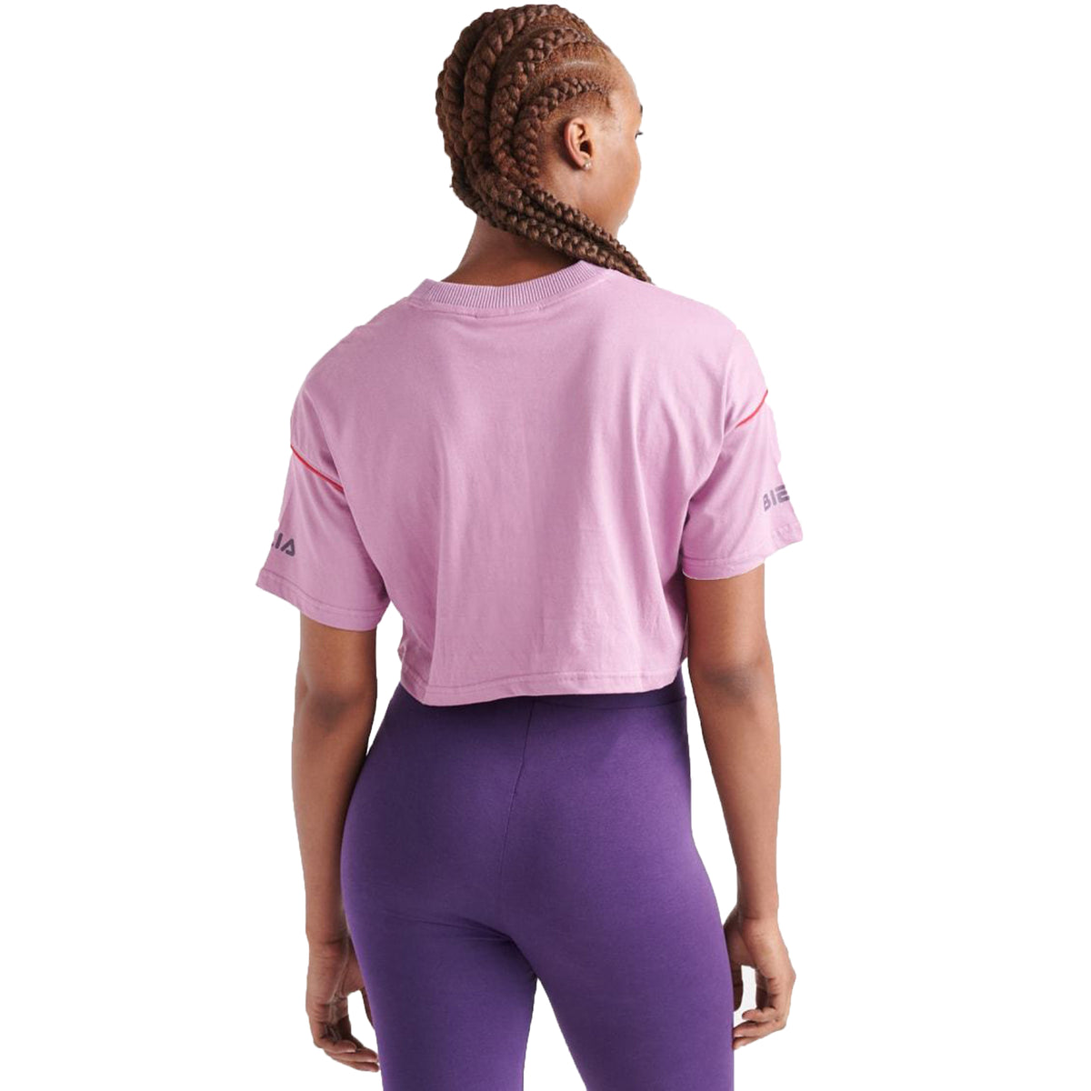 Fila Kana Women's Crop T-Shirt Valrn-Cjwl-Red