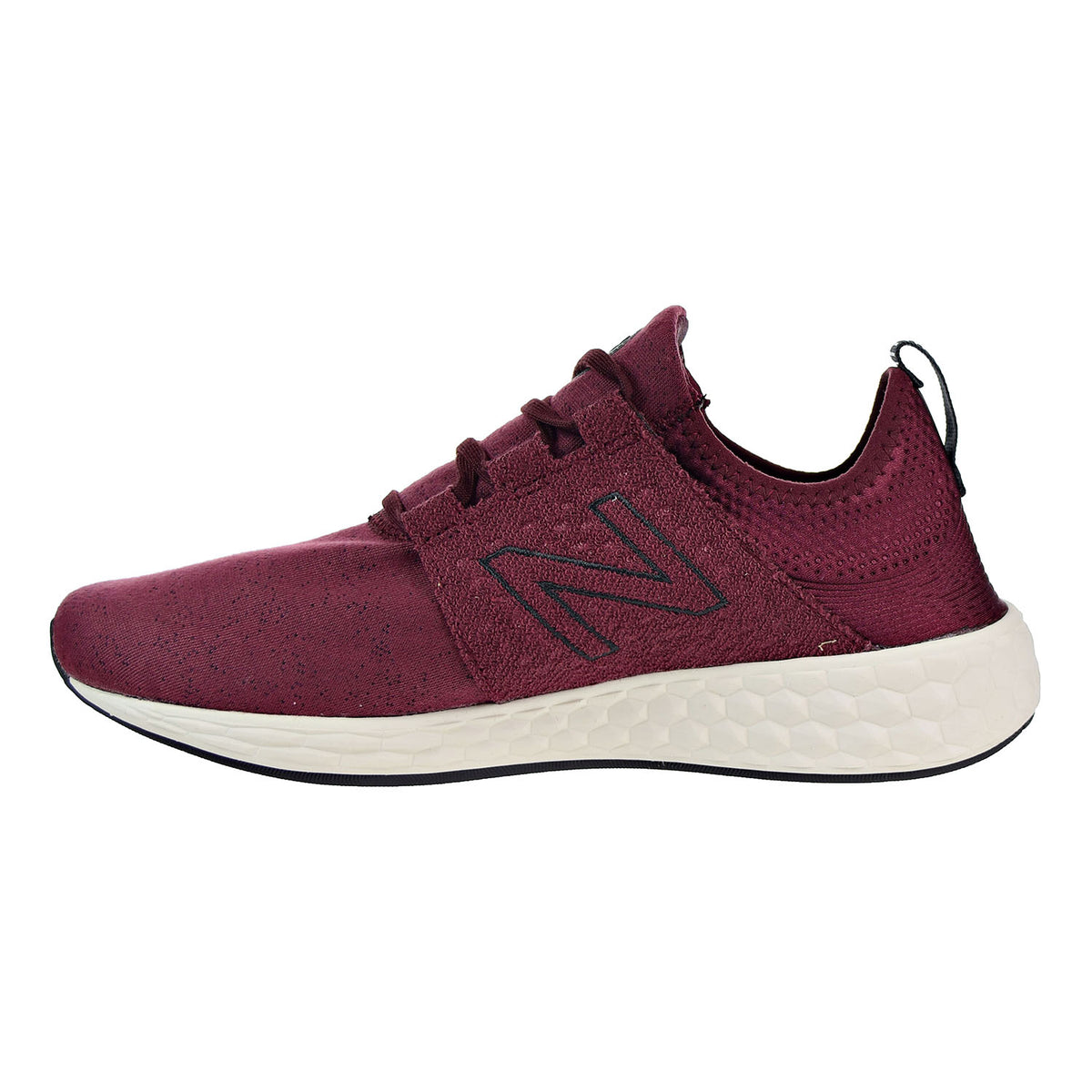 New Balance Fresh Foam Cruz Retro Hoodie Mens Running Shoes Oxblood/White
