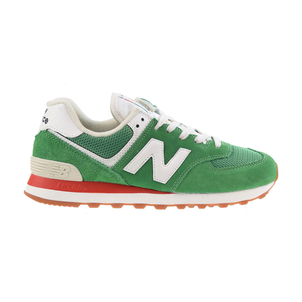 New Balance 574 Men's Shoes Green-Red