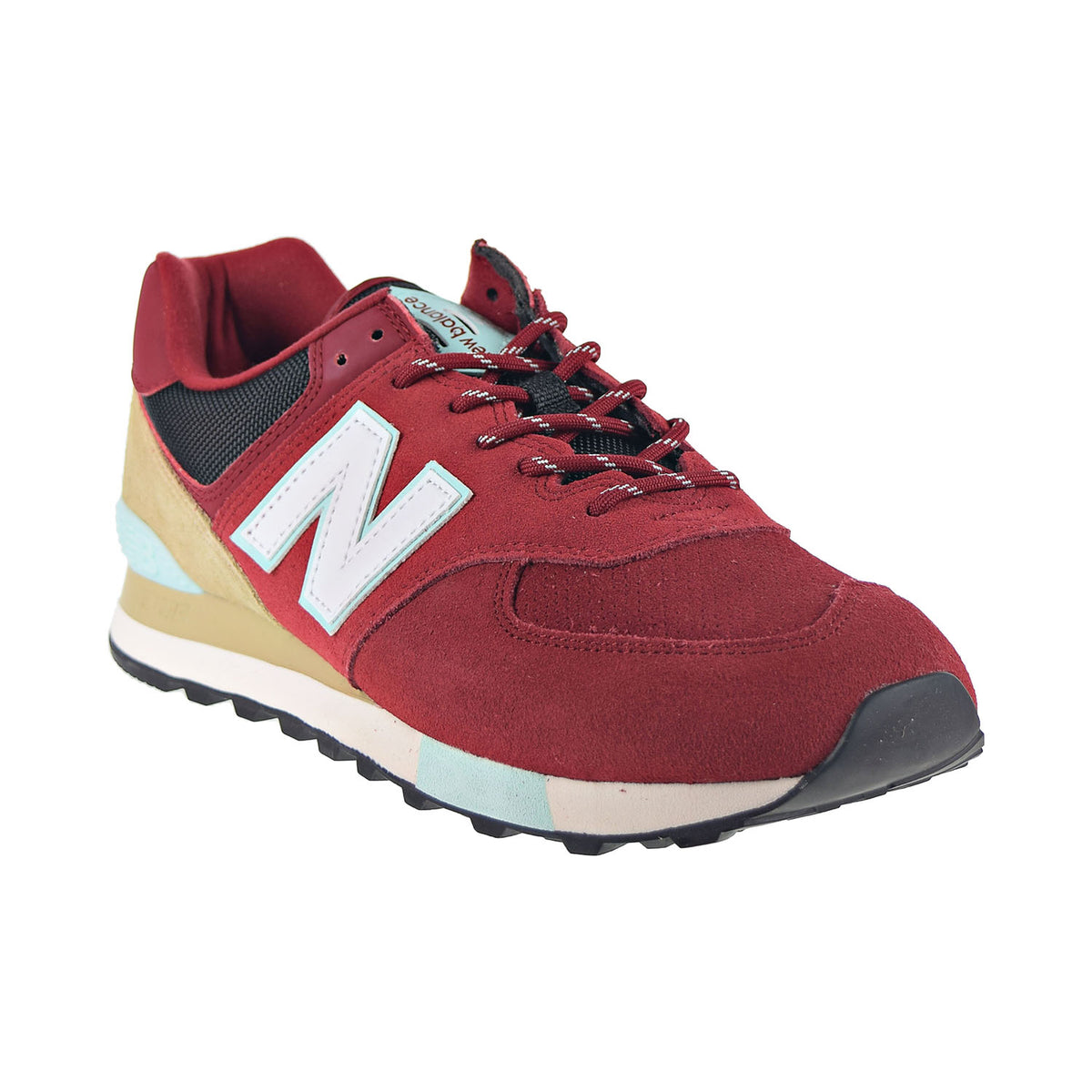 New Balance Classic 574 Men's Shoes Dark Red/Brown/Teal