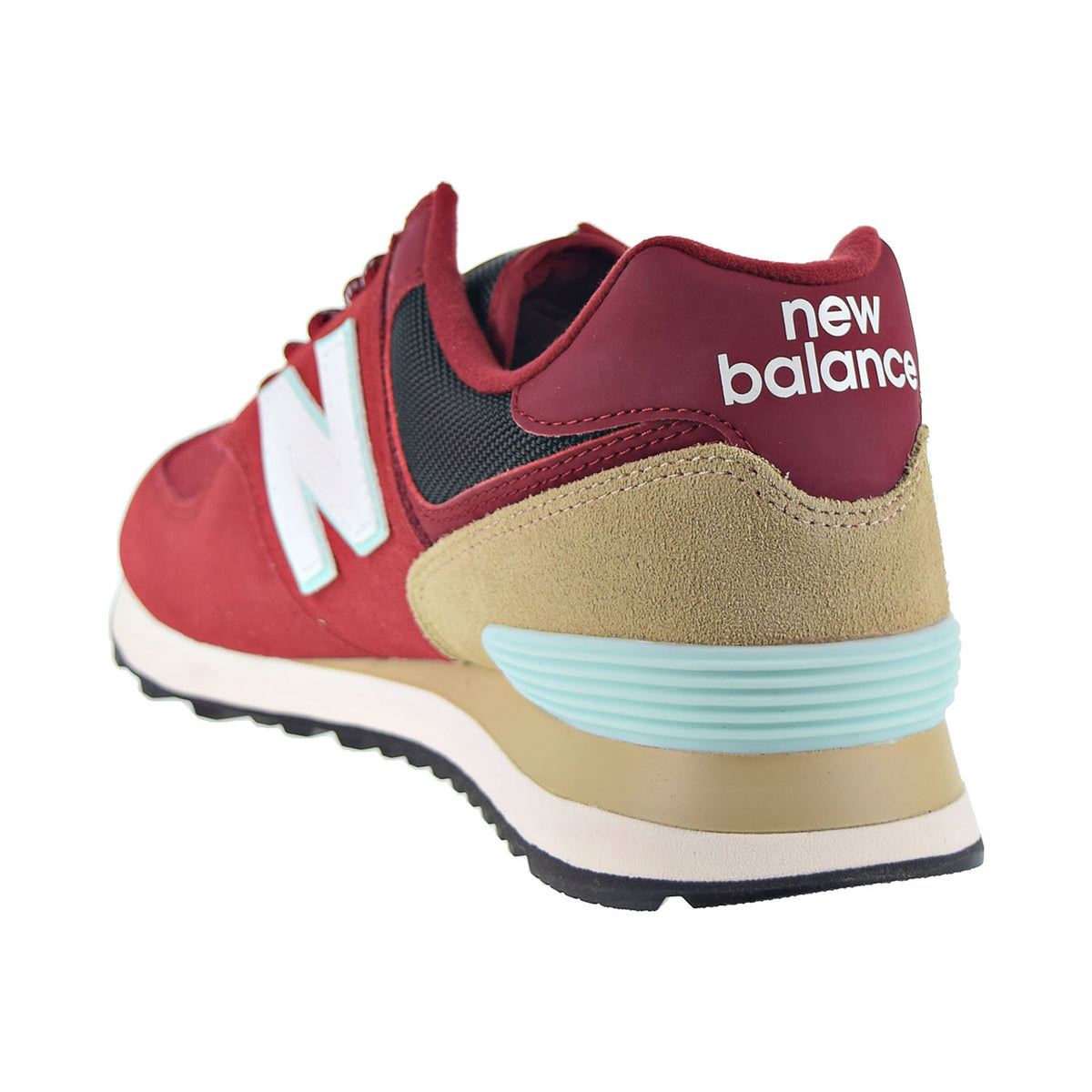 New Balance Classic 574 Men's Shoes Dark Red/Brown/Teal