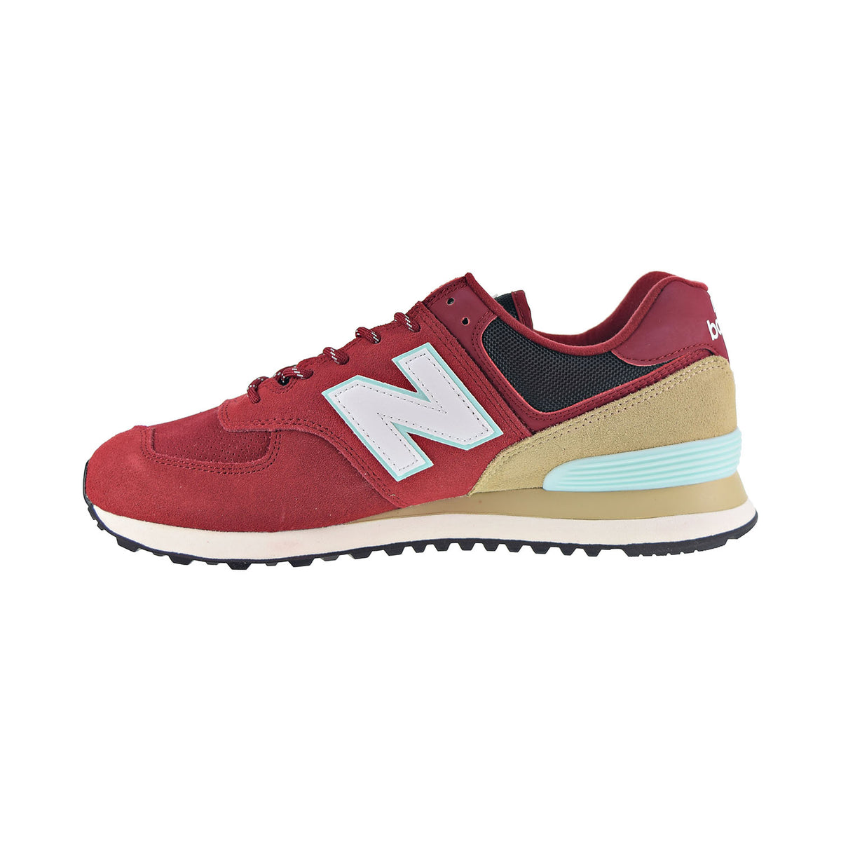 New Balance Classic 574 Men's Shoes Dark Red/Brown/Teal
