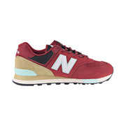 Dark Red/Brown/Teal