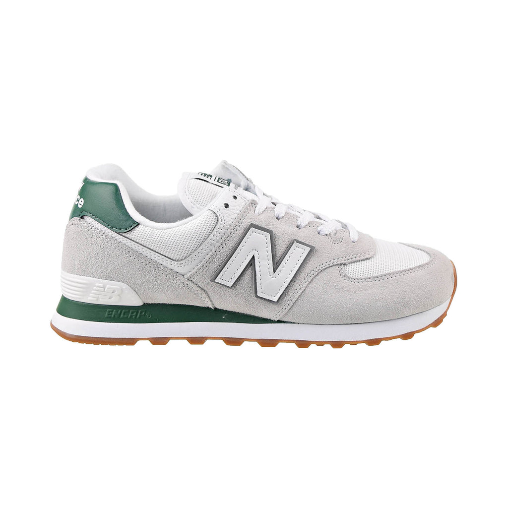 New Balance 574 Men's Shoes White-Green