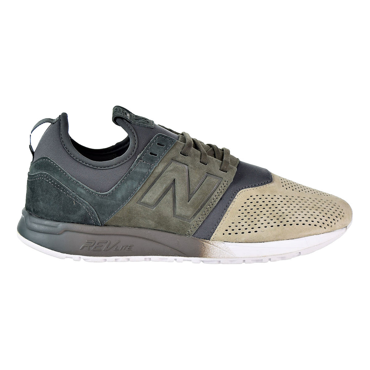 New Balance Suede 247 Men's Shoes Grove/Trench/Olive