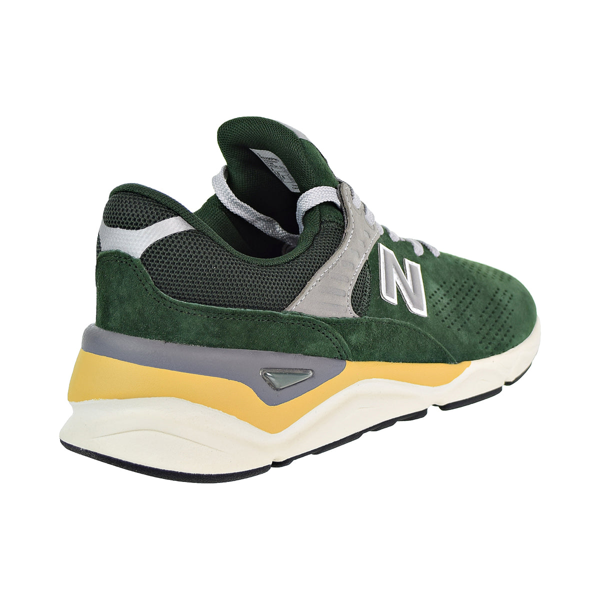 New Balance X-90 Men's Shoes Dark Green/Silver Grey/Yellow