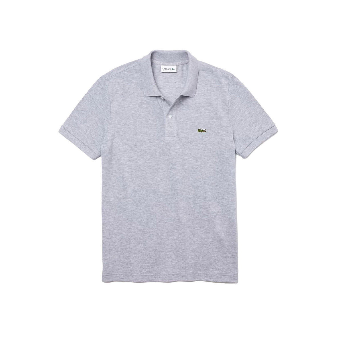 Lacoste Men's Slim Fit Petit Piqué Polo T-shirt Grey Chine