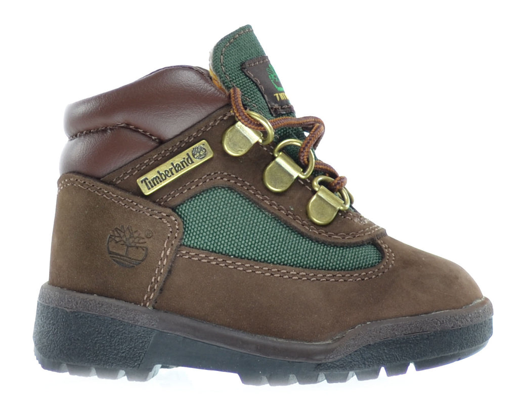 Timberland Baby Toddlers Field Boots Brown/Olive Green