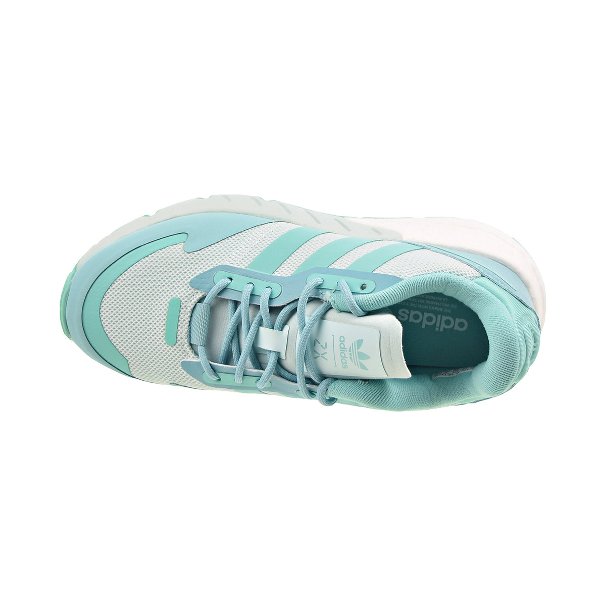 Adidas ZX 1K Boost Big Kids' Shoes Halo Mint-Acid Mint-Mint Ton