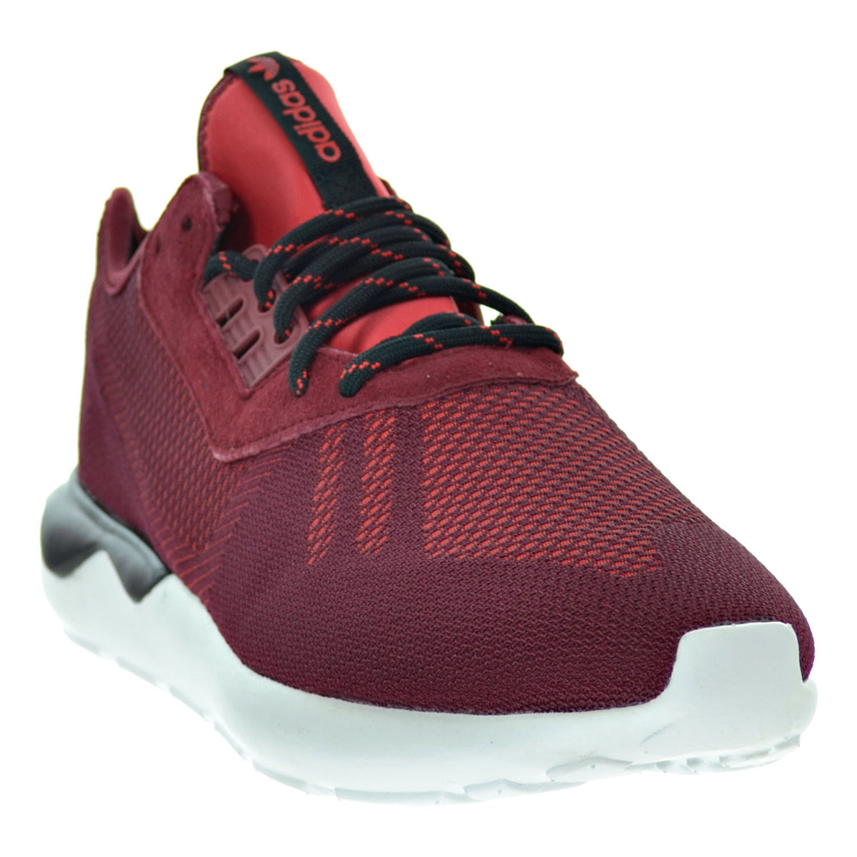 Adidas Tubular Runner Weave Men's Shoes Collegiate Burgundy/Black