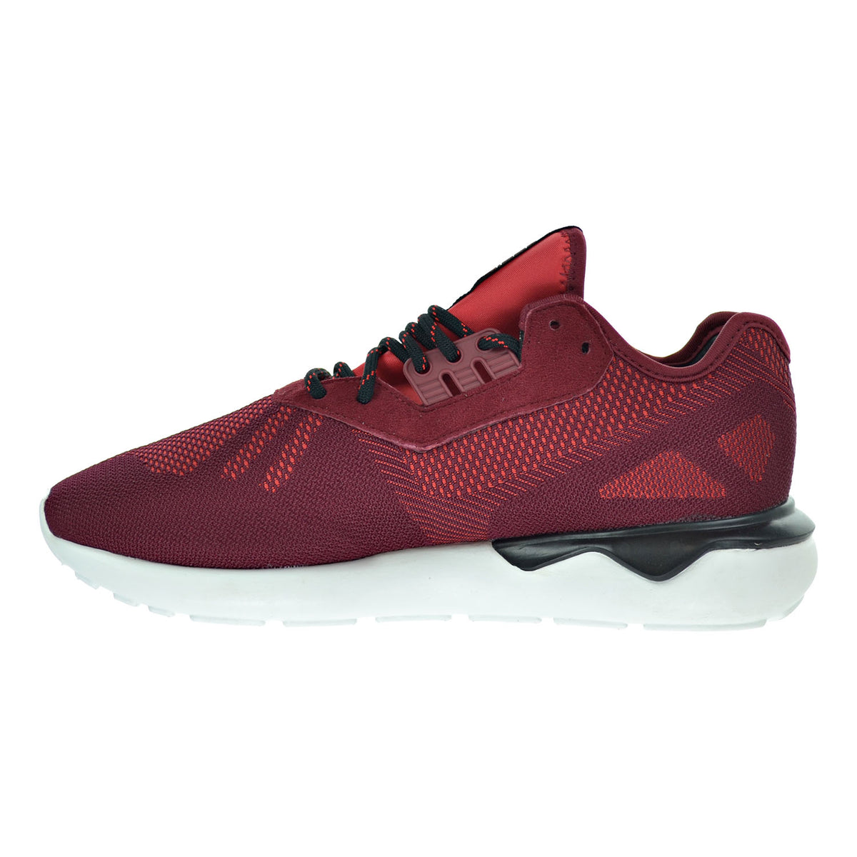Adidas Tubular Runner Weave Men's Shoes Collegiate Burgundy/Black