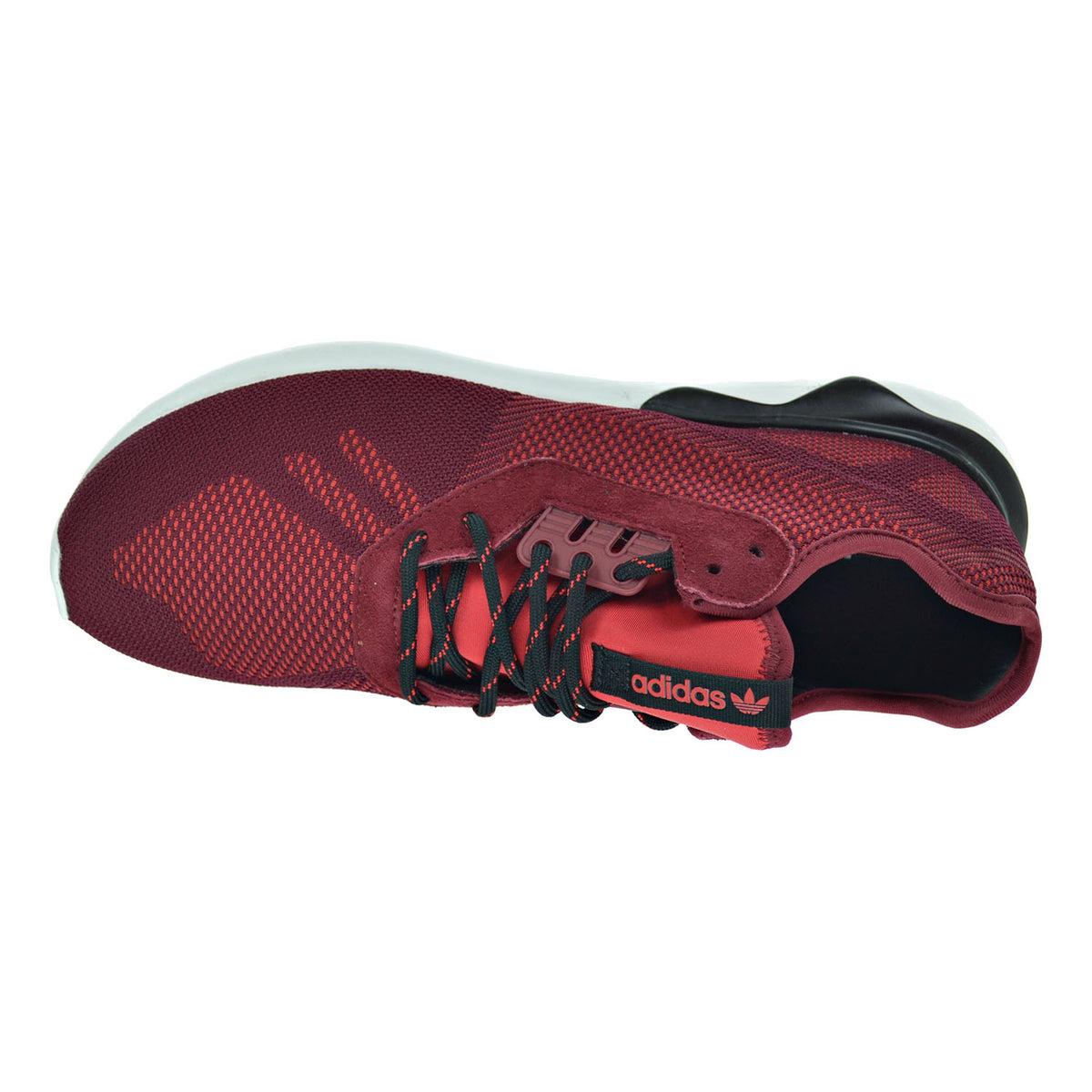 Adidas Tubular Runner Weave Men's Shoes Collegiate Burgundy/Black