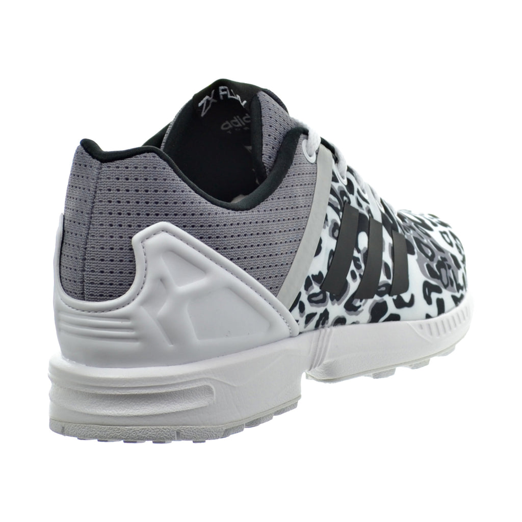 Adidas ZX Flux Split Big Kid's Shoes Light Onix/Carbon Black/FTW White