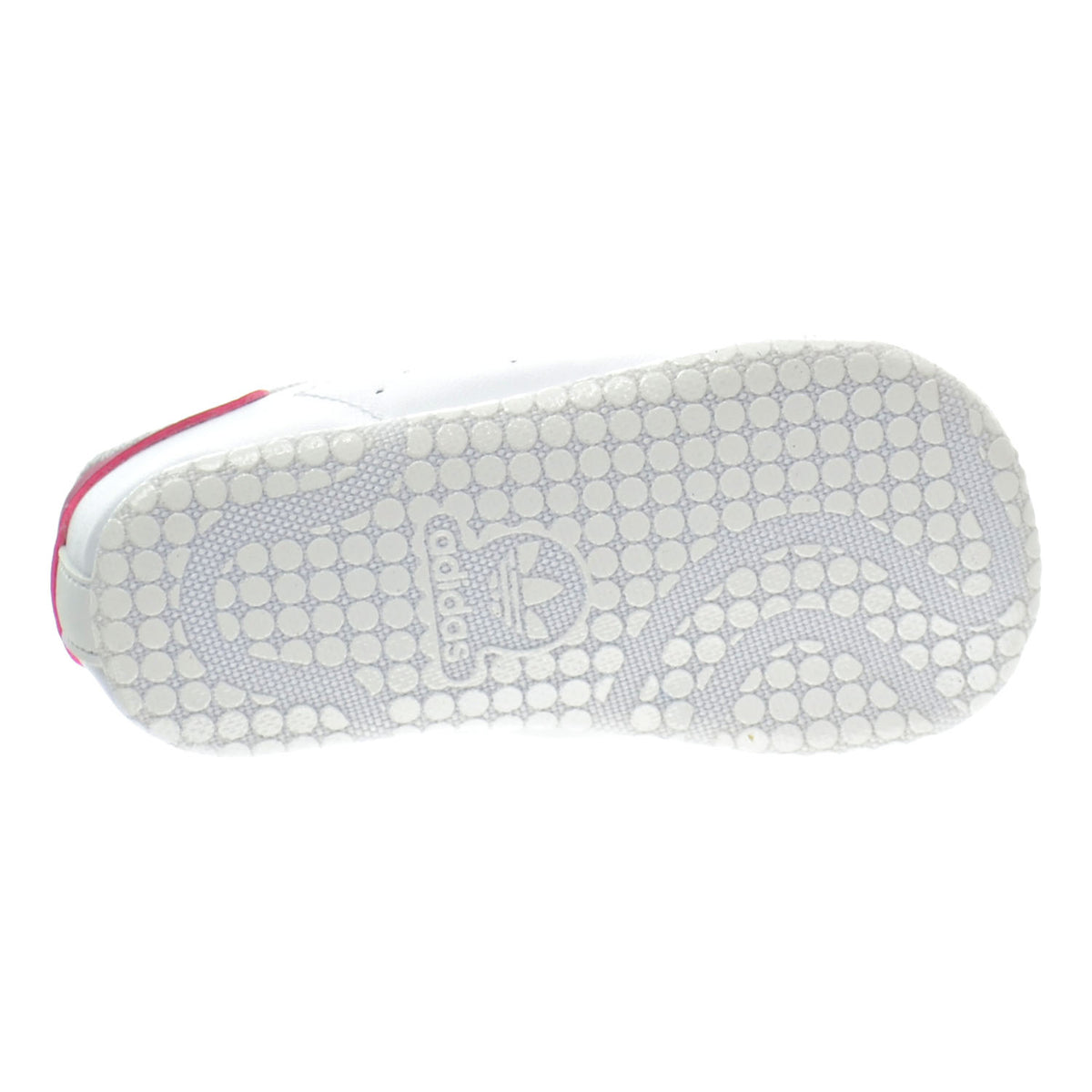 Adidas Stan Smith Crib's Shoes White/White/Bold Pink