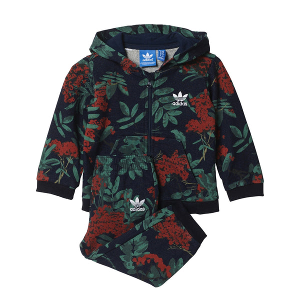 Adidas Originals Denim Plants Kids Sweat Suit Multicolor/Collegiate Navy
