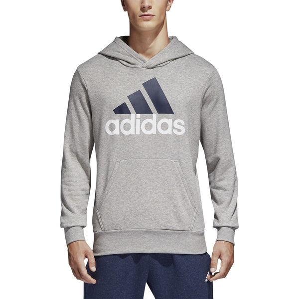 Adidas Essentials Linear Pullover Men's Hoodie Grey