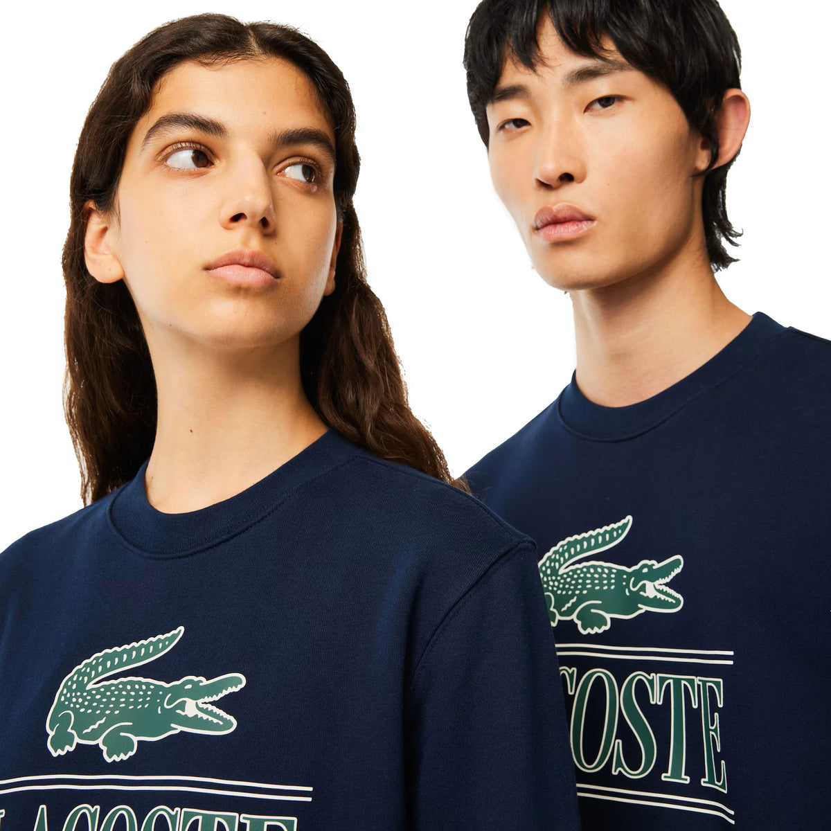 Lacoste Large Logo Crew Men's T-Shirt Navy