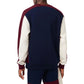 Lacoste Color Block Men's Sweatshirt Navy-Zinfandel-Floral