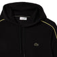 Lacoste Logo Men's Hoodie Jet Black-Flash Yellow