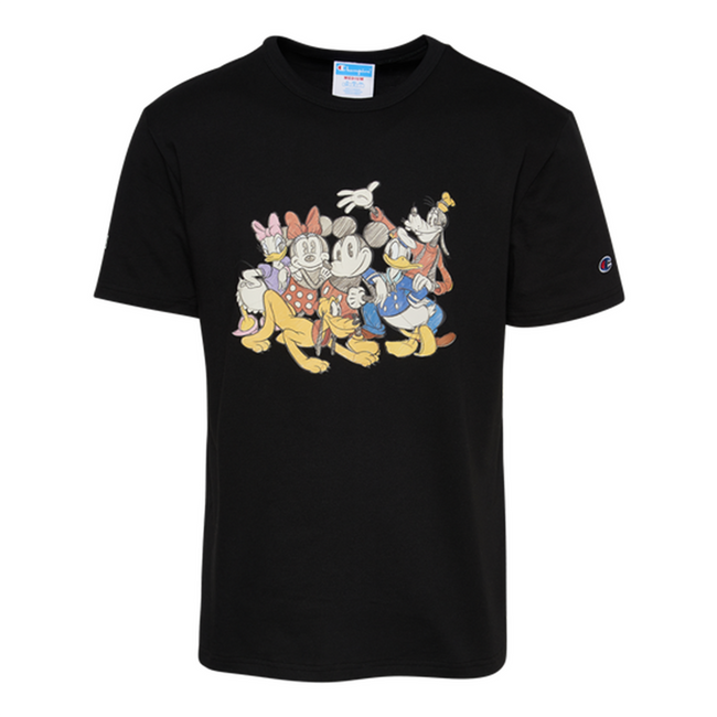 Champion x Disney Men's Tee Black