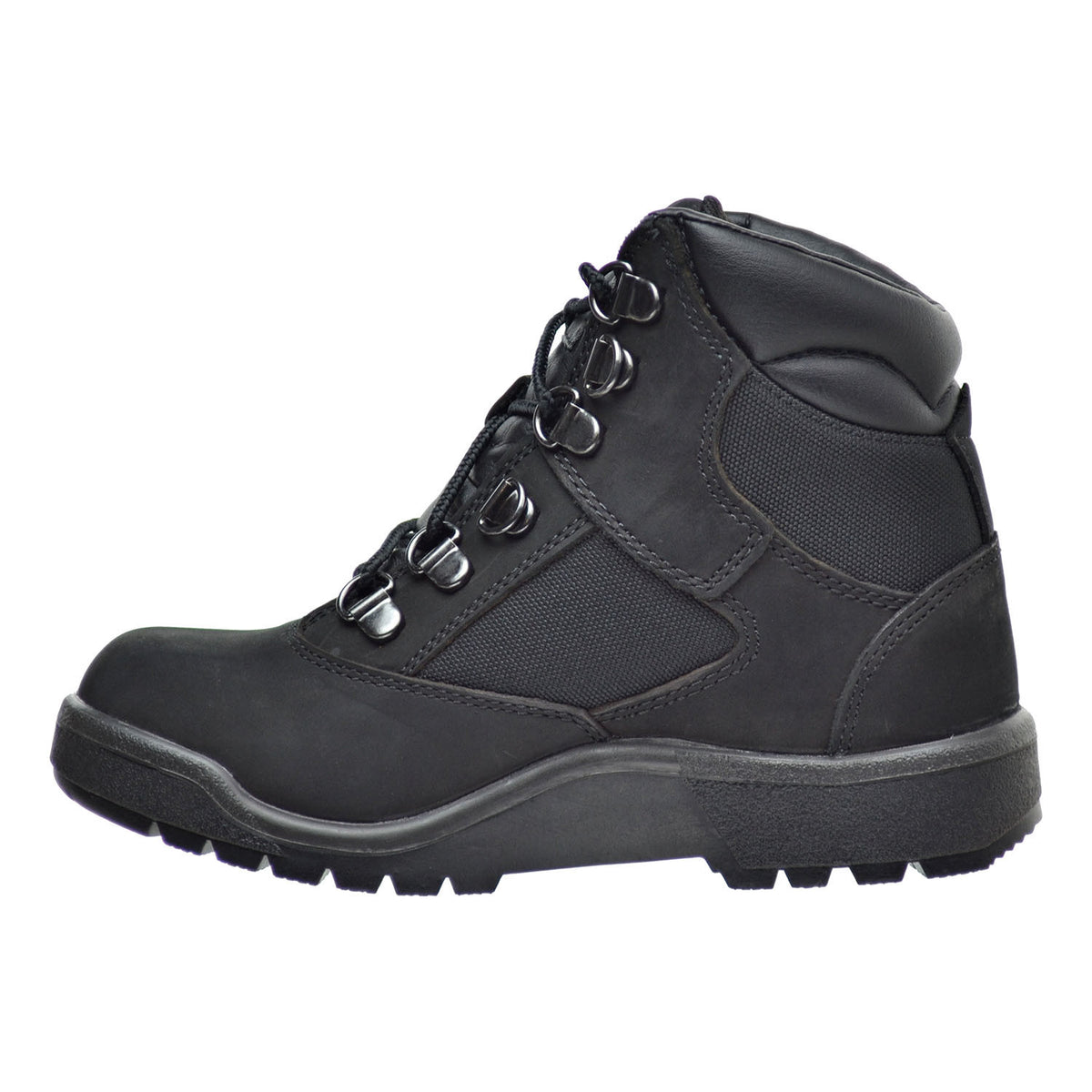 Timberland 6 Inch F/L Field Little Kid's Boots Black Nubuck