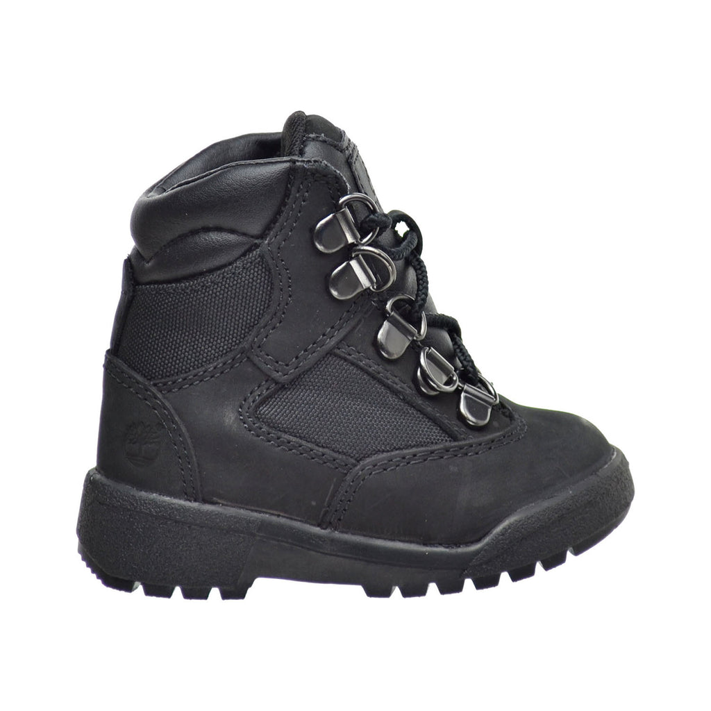 Timberland 6 Inch F/L Field Toddler's Boots Black Nubuck