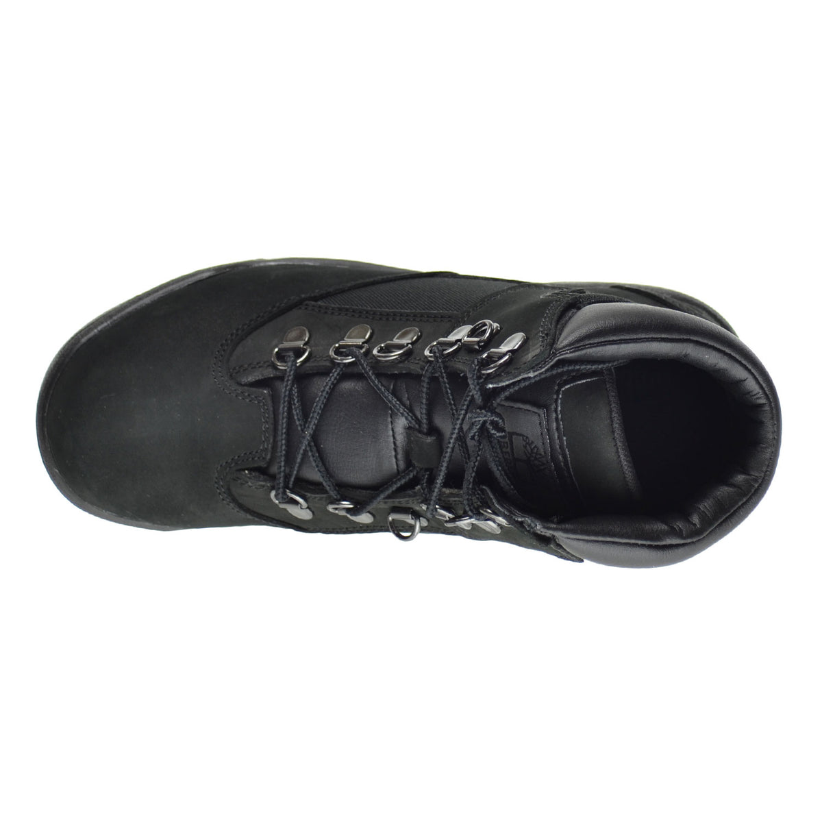 Timberland 6 Inch Big Kid's Field Boots Black Nubuck