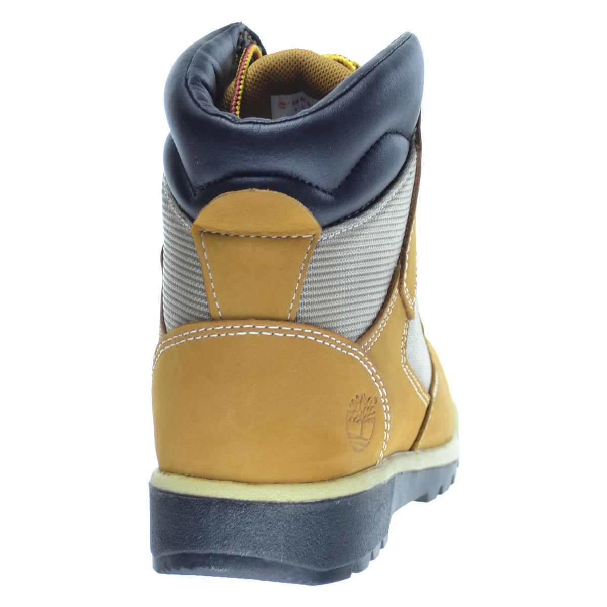 Timberland 6 Inch Big Kid's Field Boots Wheat Nubuck
