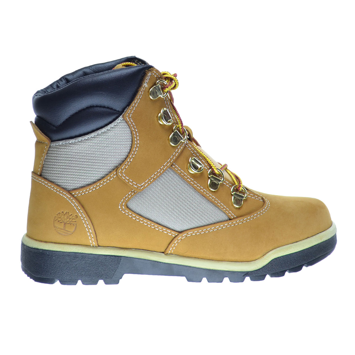 Timberland 6 Inch Big Kid's Field Boots Wheat Nubuck