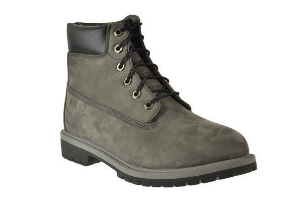 Timberland 6 Inch Premium Waterproof Big Kids Boots Grey