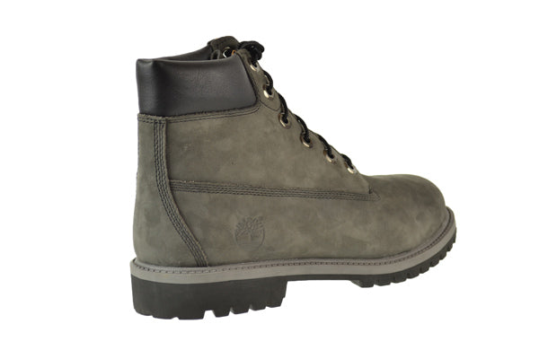 Timberland 6 Inch Premium Waterproof Big Kids Boots Grey