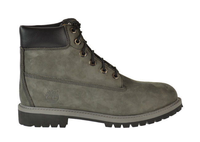 Timberland 6 Inch Premium Waterproof Big Kids Boots Grey
