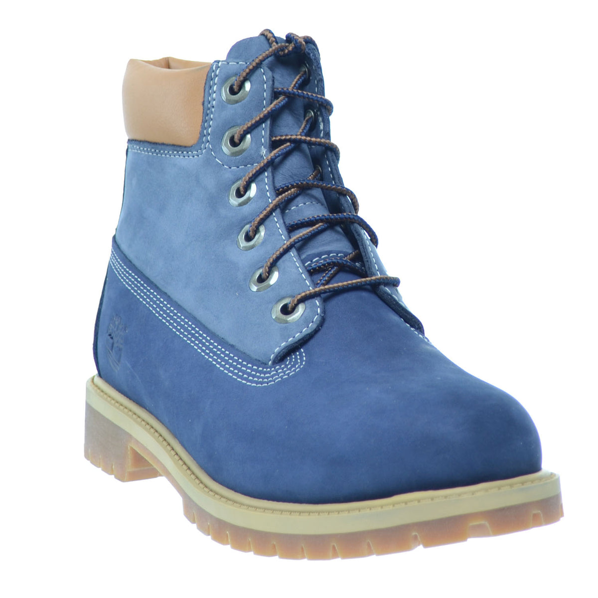 Timberland 6Inch Premium Big Kids Waterproof Boots Blue/Light Blue