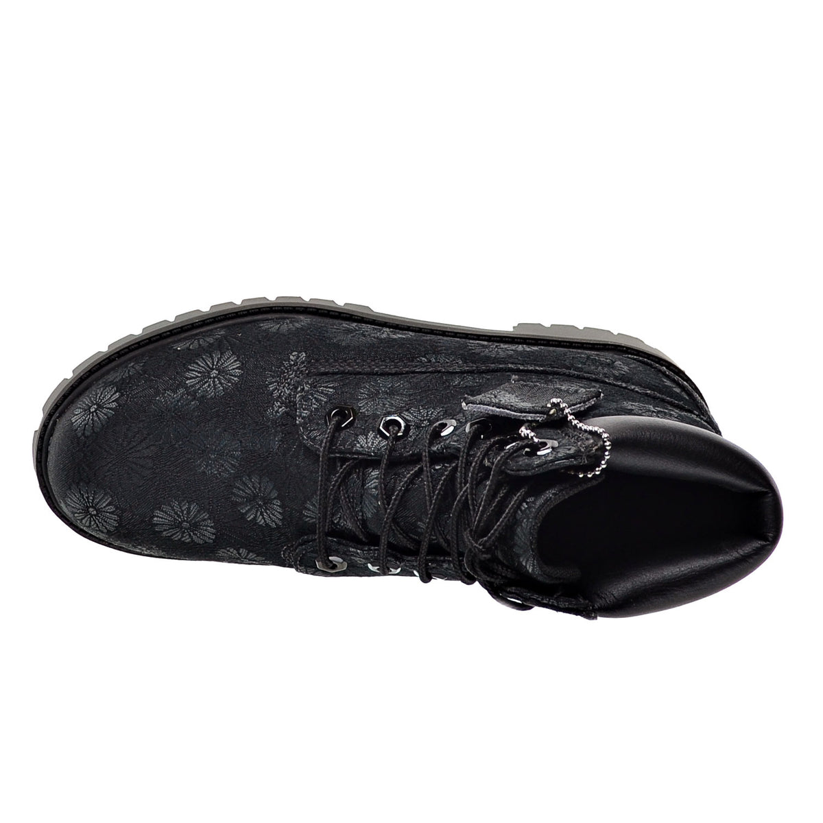 Timberland 6 Inch Classic Big Kids Boots Black Floral