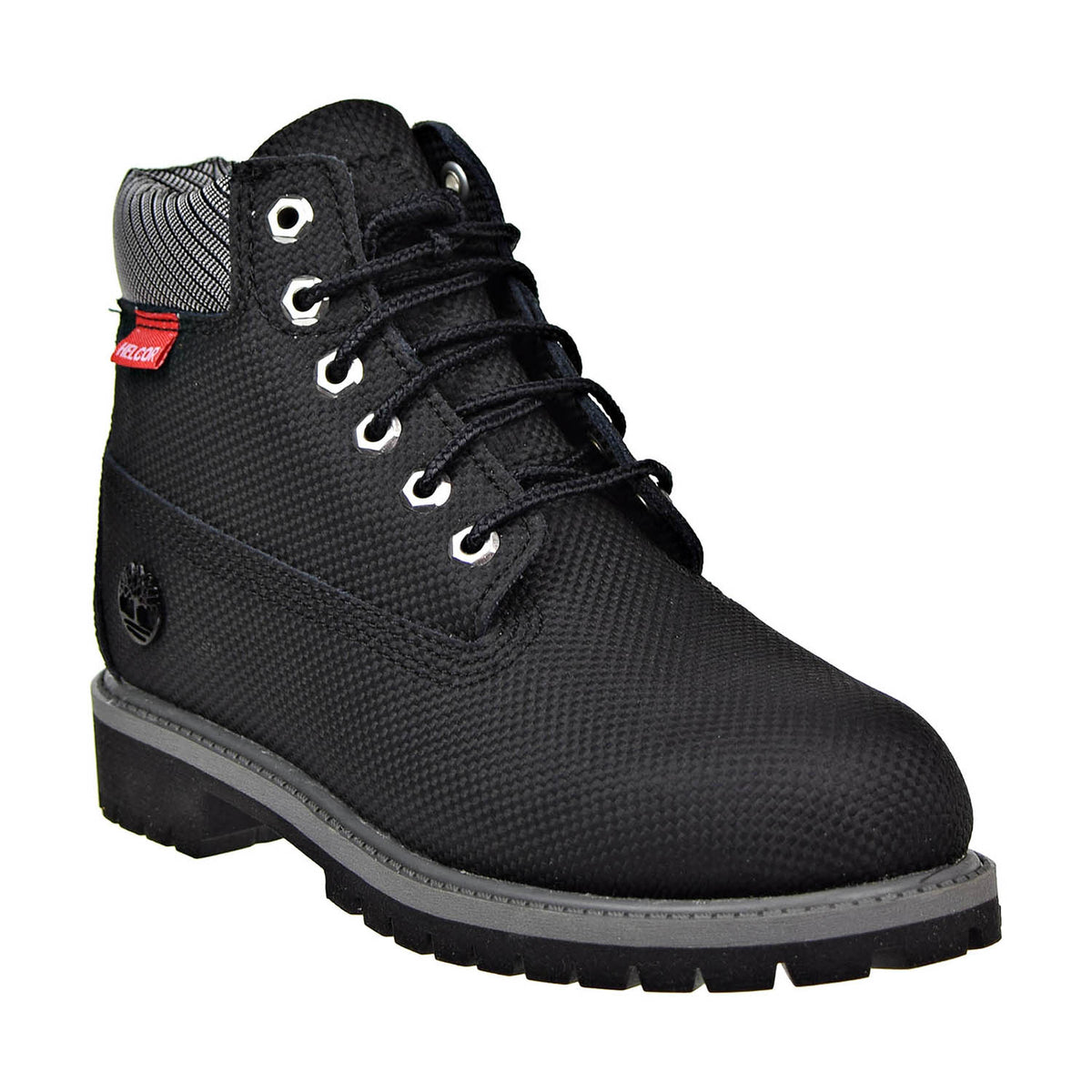 Timberland 6 Inch Premium Helcor Relief Little Kids Boots Black