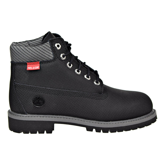 Timberland 6" Premium Boot Little Kid's Shoes Black Helcor