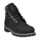Timberland 6 Inch Premium Waterproof BT relief Big kids Boots Black