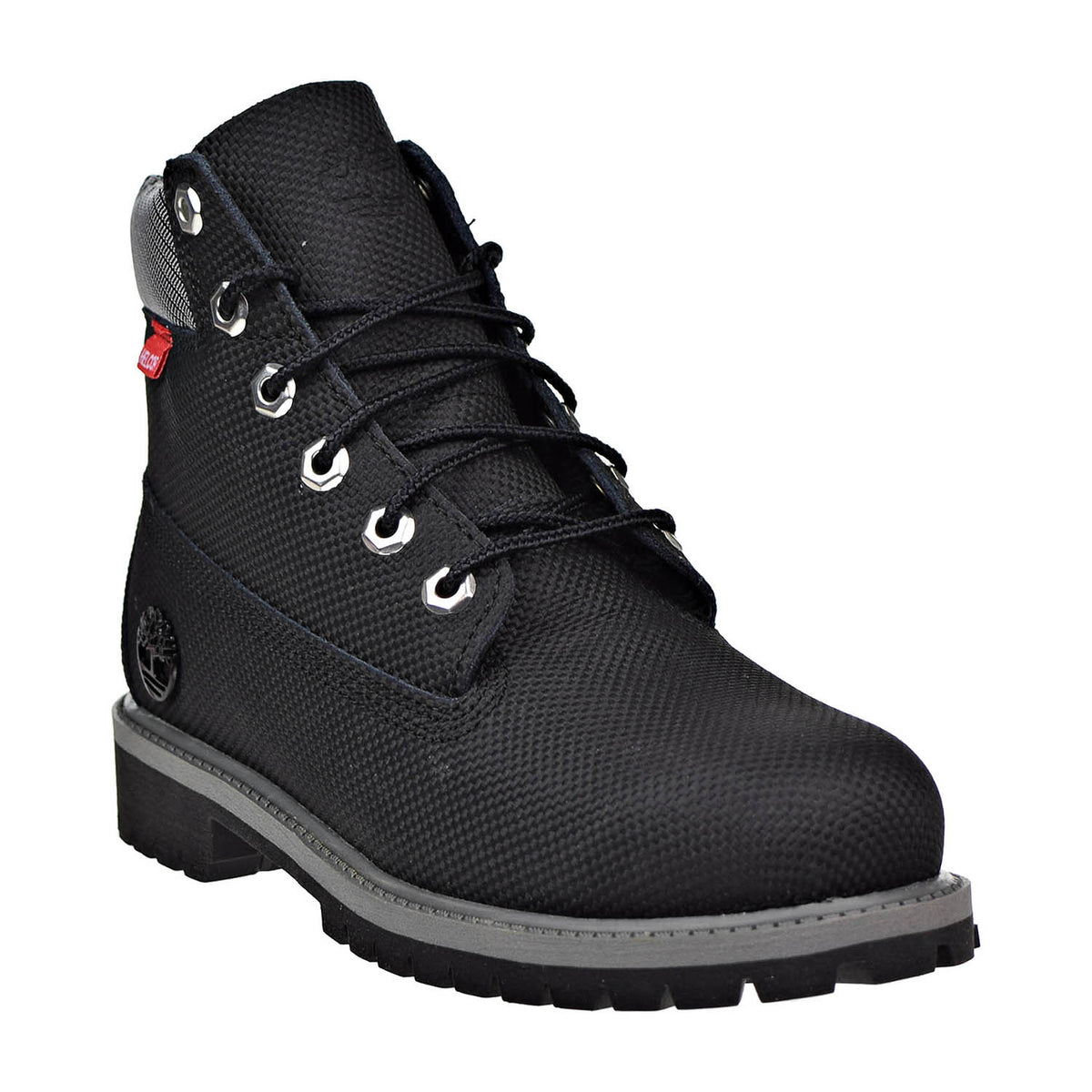 Timberland 6 Inch Premium Waterproof BT relief Big kids Boots Black