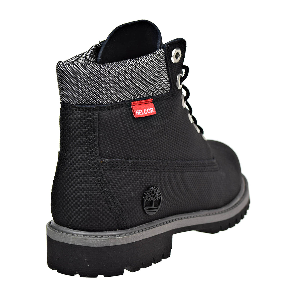 Timberland 6 Inch Premium Waterproof BT relief Big kids Boots Black