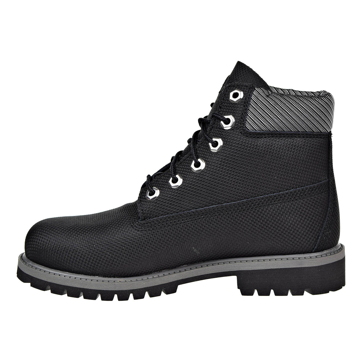 Timberland 6 Inch Premium Waterproof BT relief Big kids Boots Black