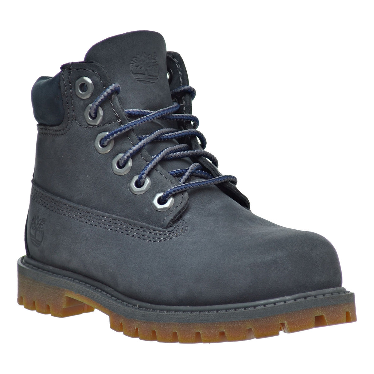 Timberland 6 Inch Premium Waterproof Toddler's Boots Dark Grey Nubuck
