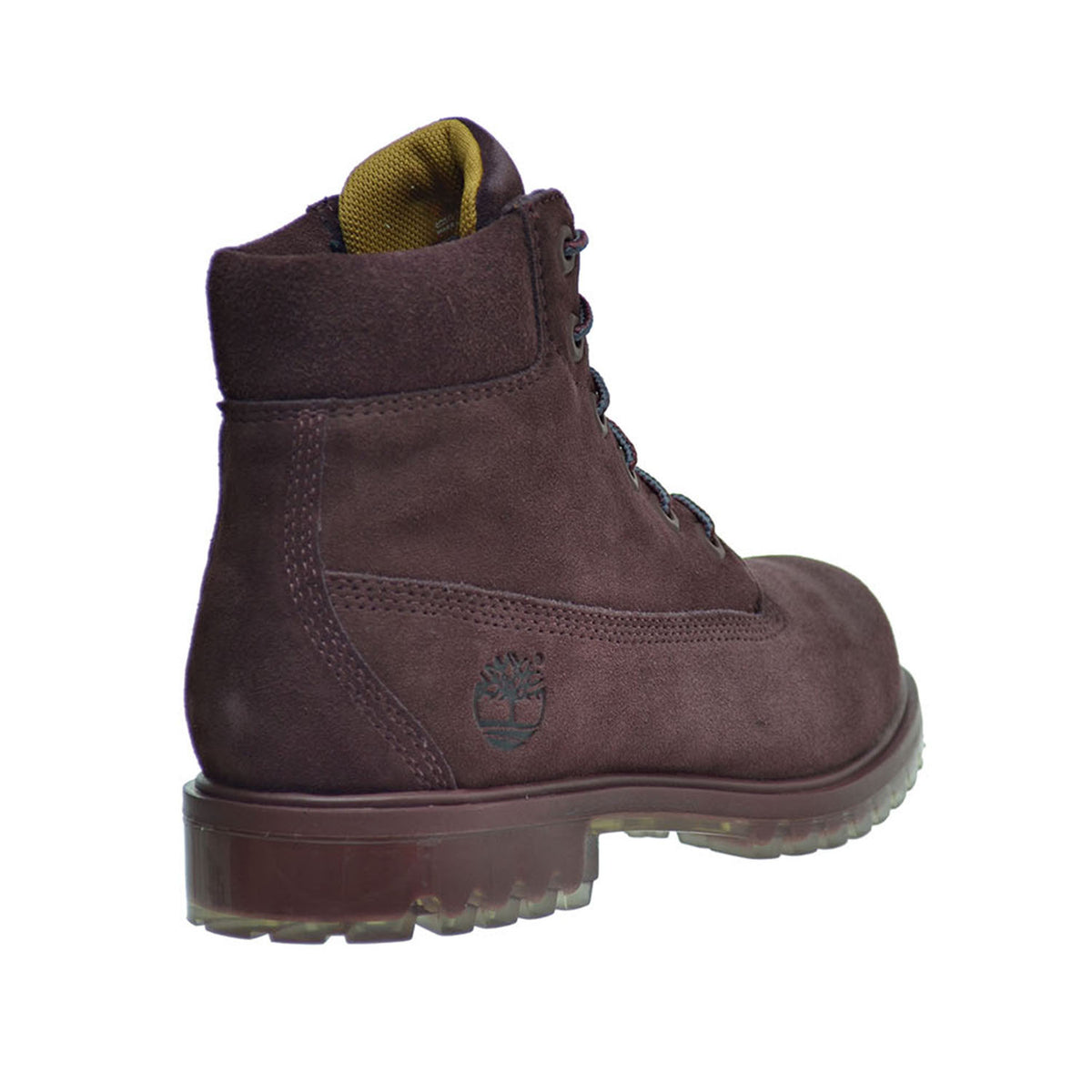 Timberland 6 Inch Big Kid's TPU Outsole Waterproof Suede Premium Boots  Dark Red