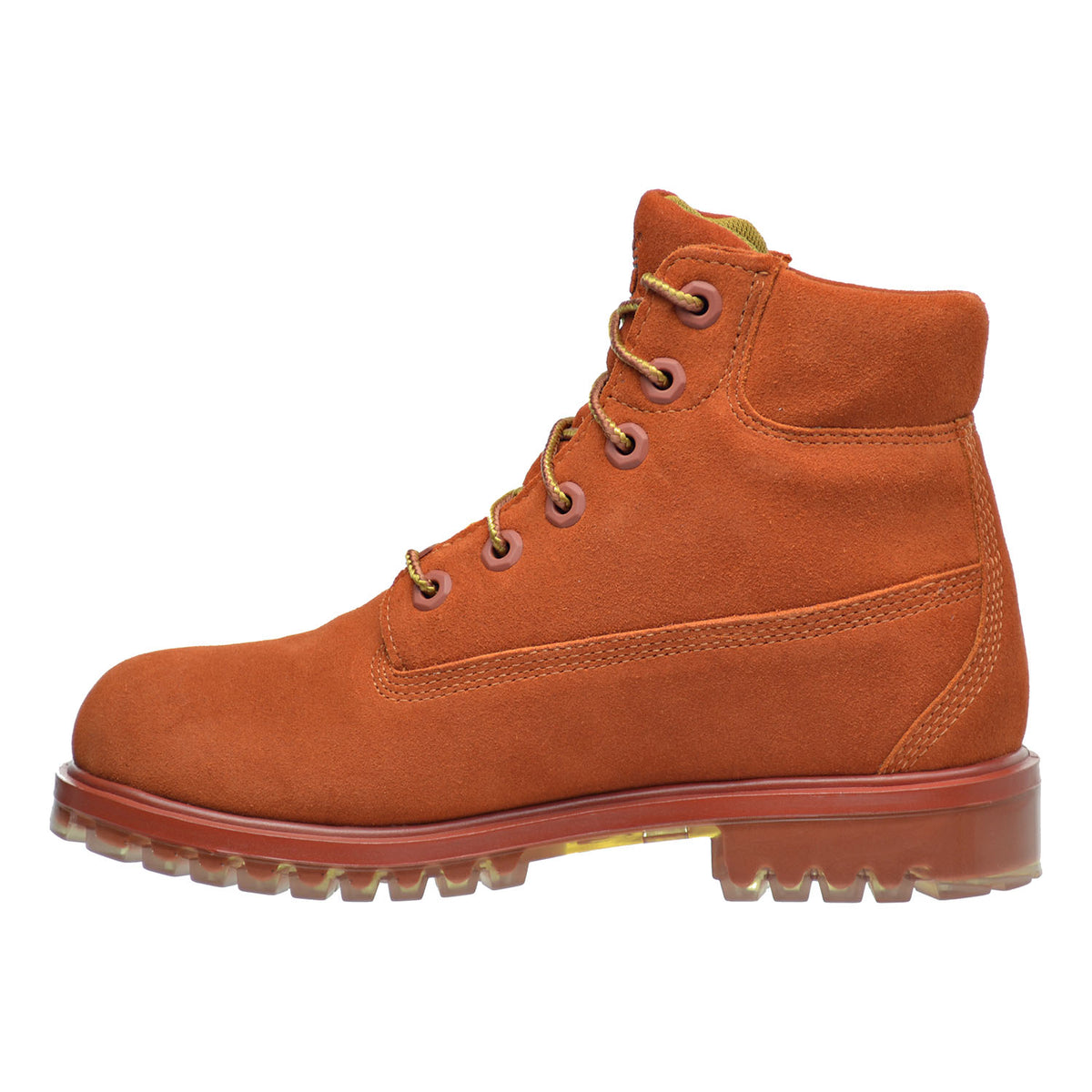 Timberland 6 Inch TPU Outsole Waterproof Suede Premium Big Kid's Boots Rust
