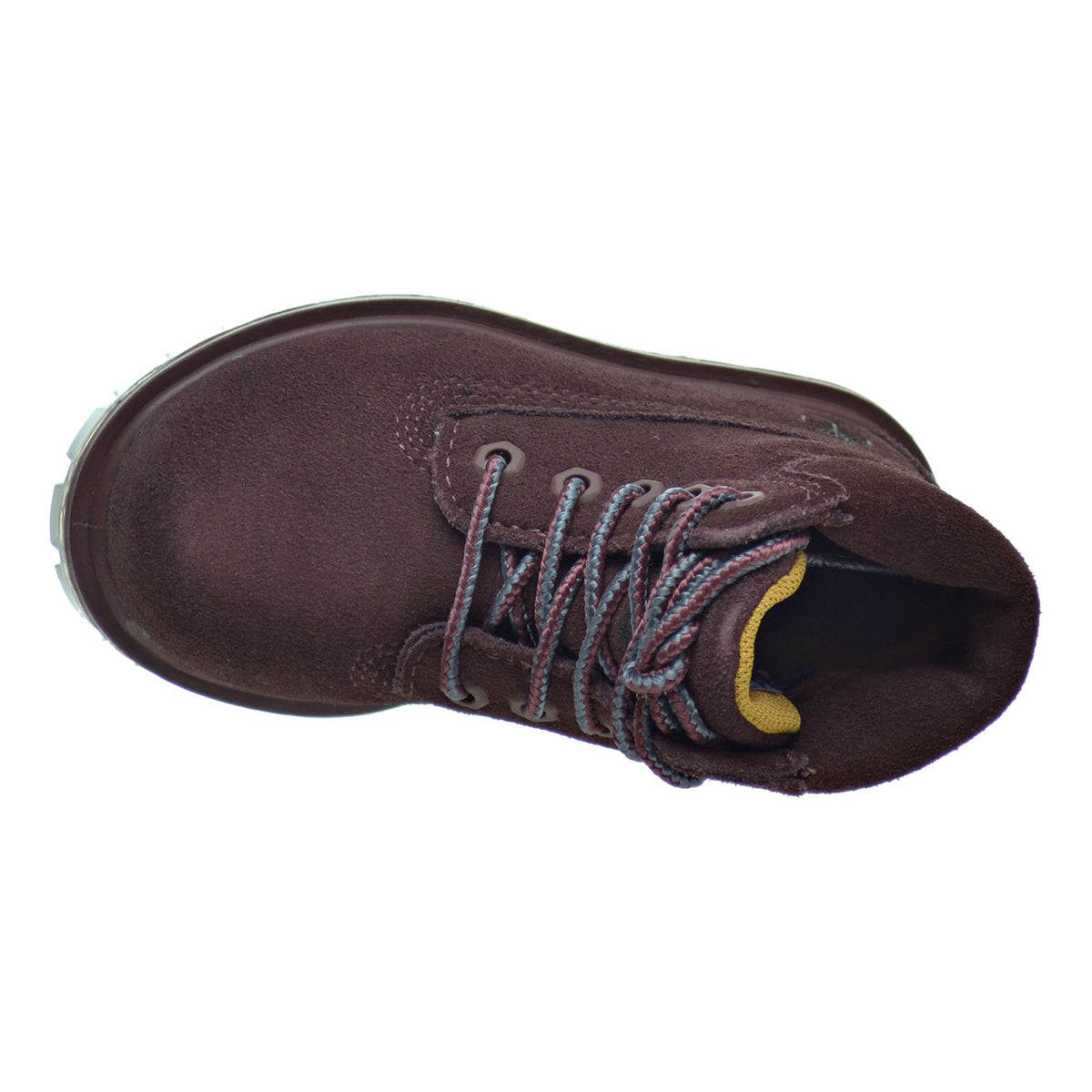 Timberland 6 Inch TPU Outsole Waterproof Suede Premium Toddler Boots Dark Red