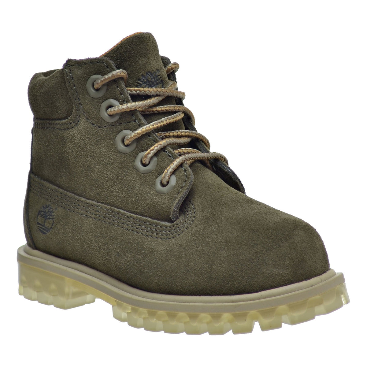 Timberland 6 Inch TPU Outsole Waterproof Suede Premium Toddler Boots Dark Green